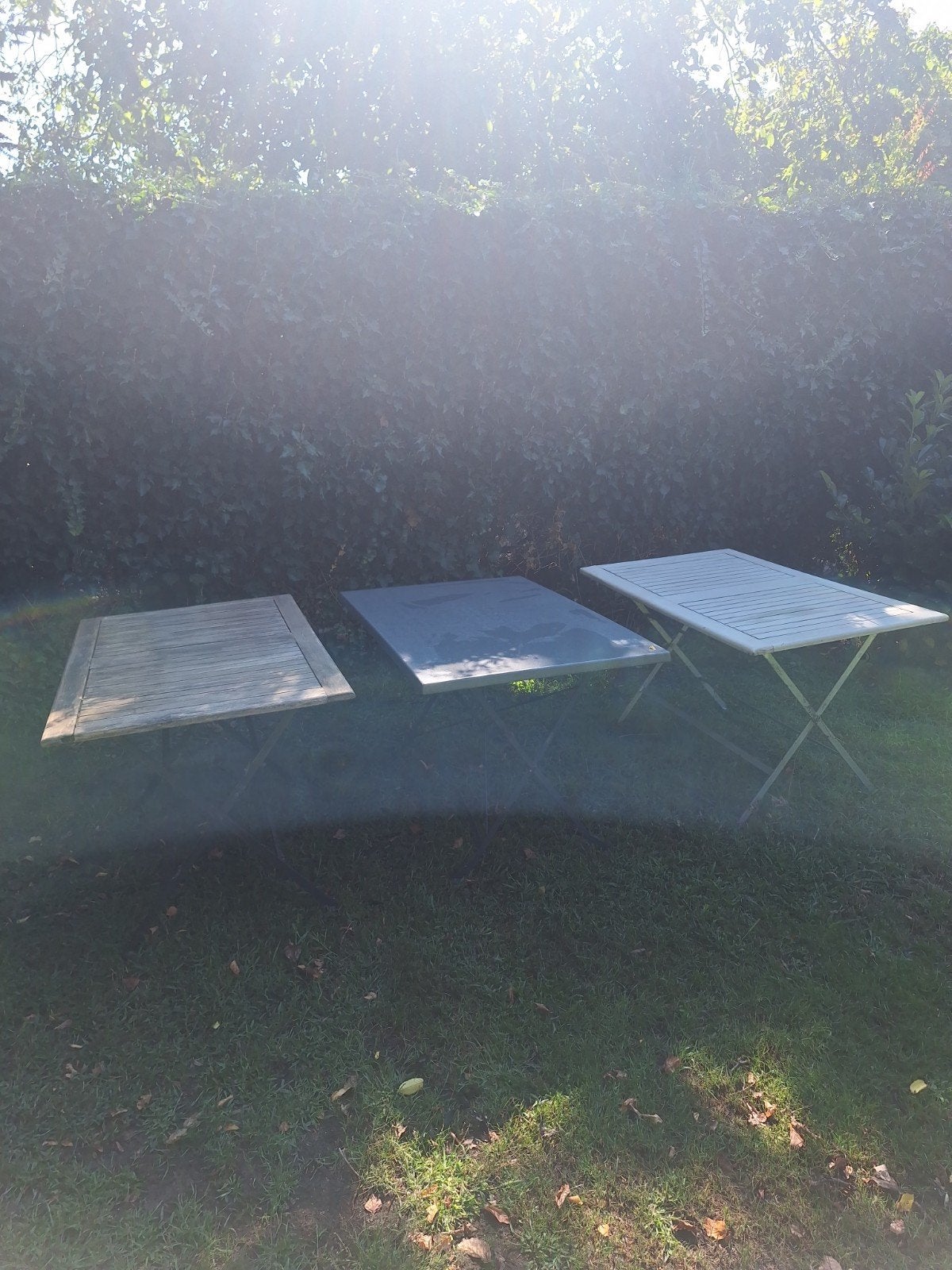 3 bistrotafels ook los te koop., Ophalen