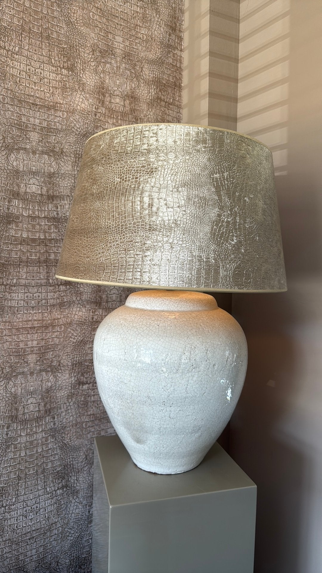 Lamp met kap, Ophalen, Zo goed als nieuw