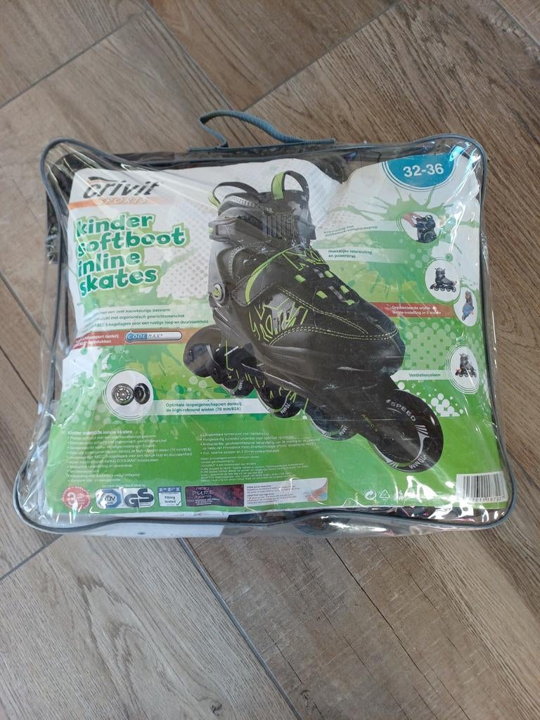 Crivit Kinder Softboot Inline Skates - Maat 32-36, Overige merken, Kinderen, Ophalen of Verzenden, Inline skates 4 wielen