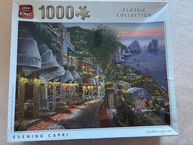 Puzzel geseald Evening Capri   King 1000 stukjes, Ophalen of Verzenden, 500 t/m 1500 stukjes, Nieuw, Legpuzzel