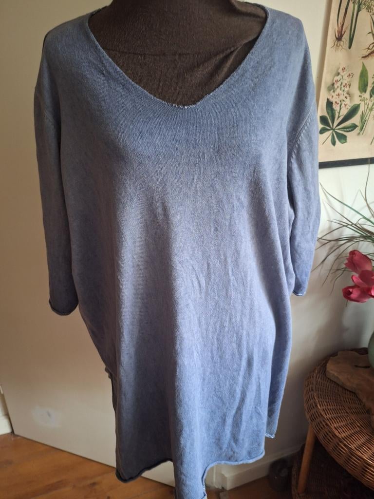 Trui ulla popken 50 52 xxl blauw grijs, Ophalen of Verzenden, Gedragen, Blauw, Trui of Vest