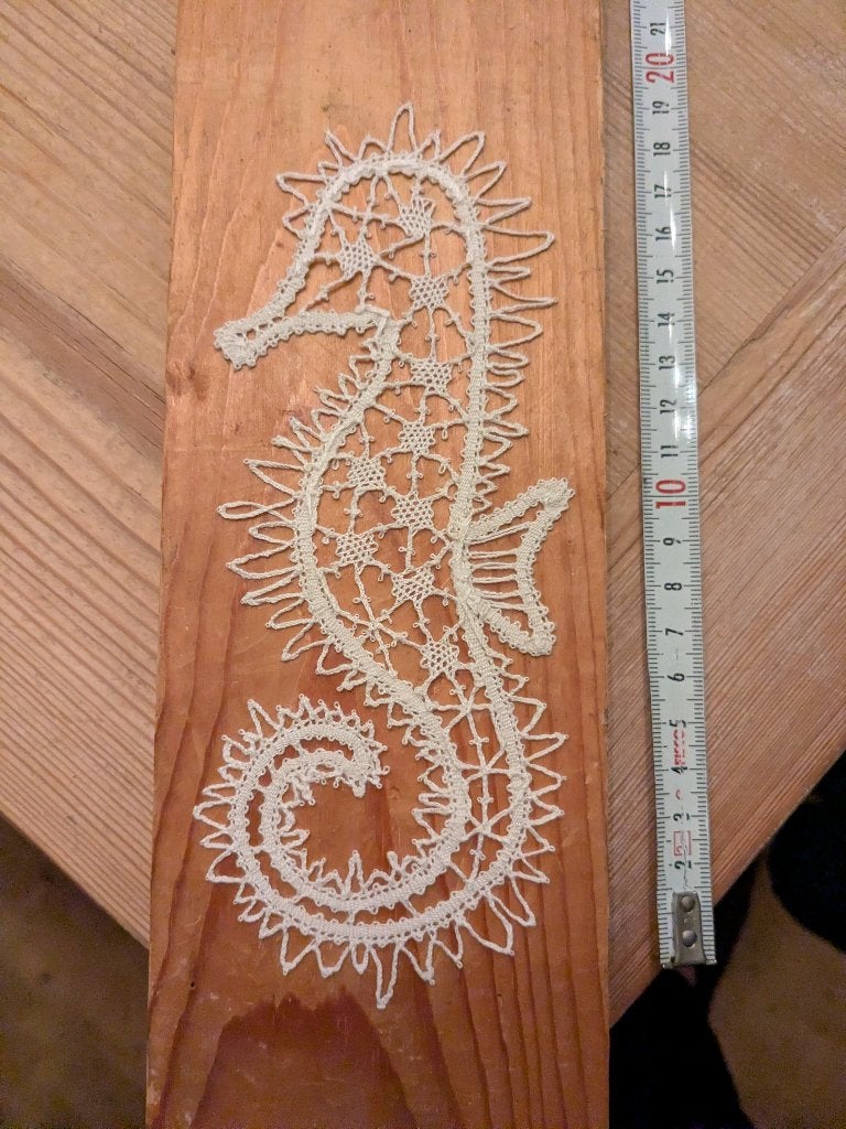 Kanten Zeepaardje, Ophalen of Verzenden