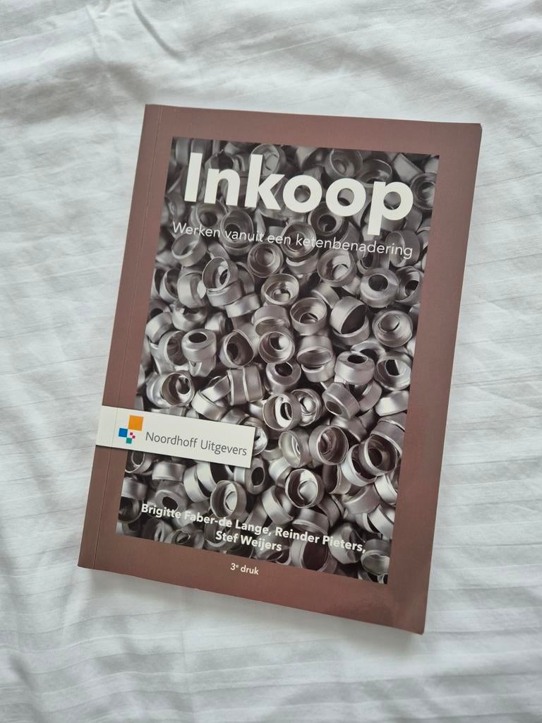 Inkoop: Werken vanuit een ketenbenadering - 3e druk, Boeken, Zo goed als nieuw, Gamma, Brigitte Faber-de Lange, Reinder Pieters, Stef Weijers