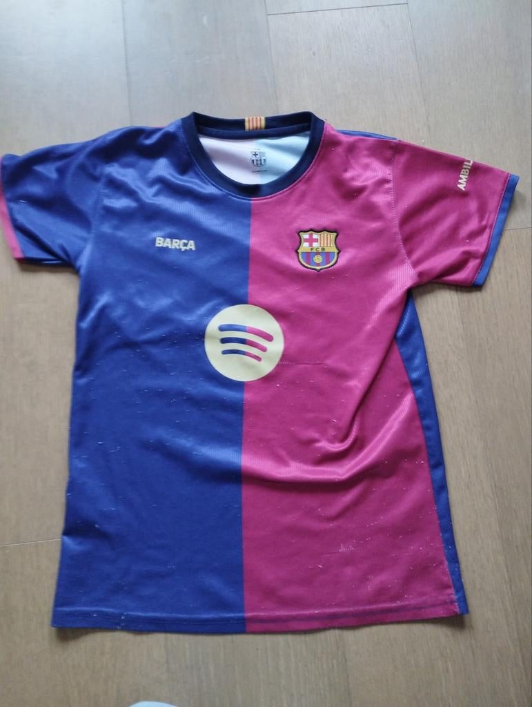FC Barcelona Thuisshirt & Broekje Lamine Yamal, Maat M, Ophalen of Verzenden, Zo goed als nieuw, Set