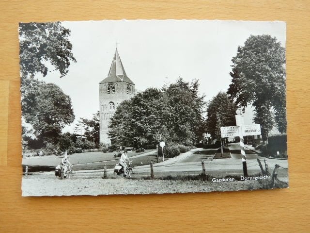 Garderen Dorpsgezicht, 1960, Ophalen of Verzenden, 1940 tot 1960, Gelopen, Gelderland