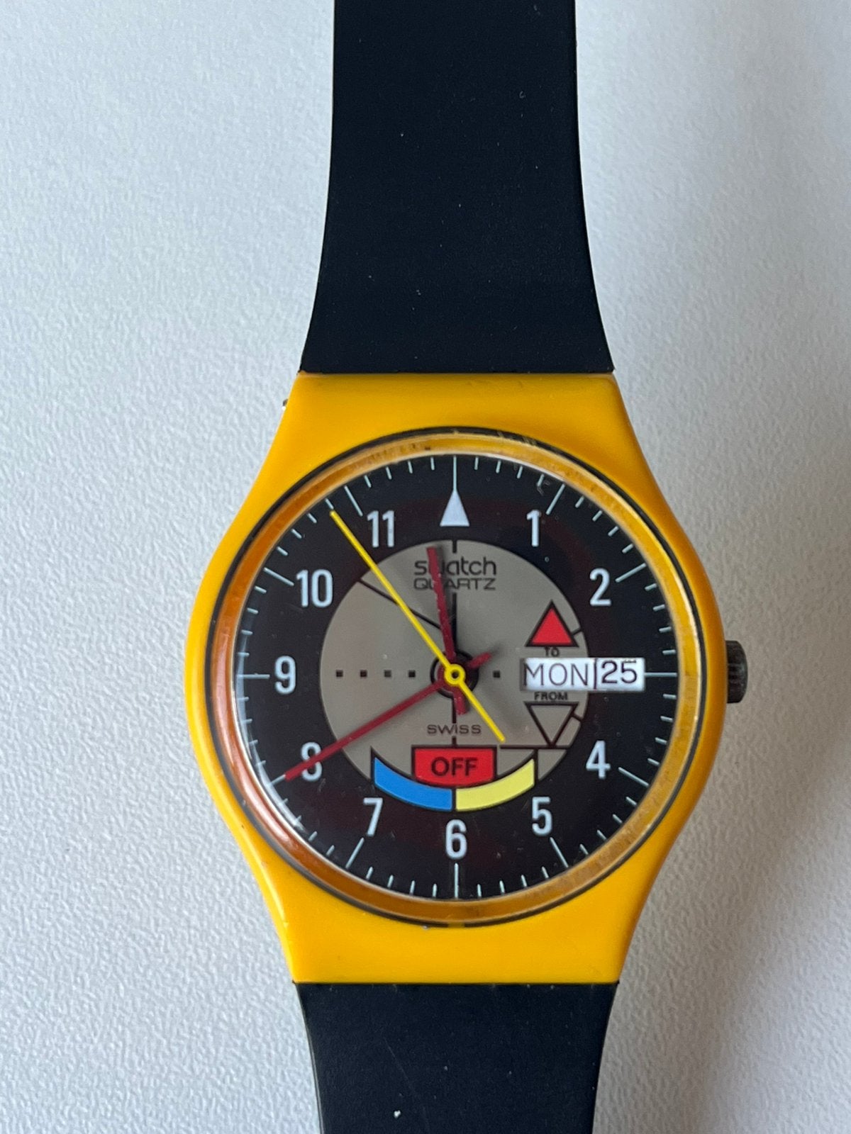 Swatch Yamaha Racer 1985, Ophalen of Verzenden, Zo goed als nieuw, Jongen of Meisje