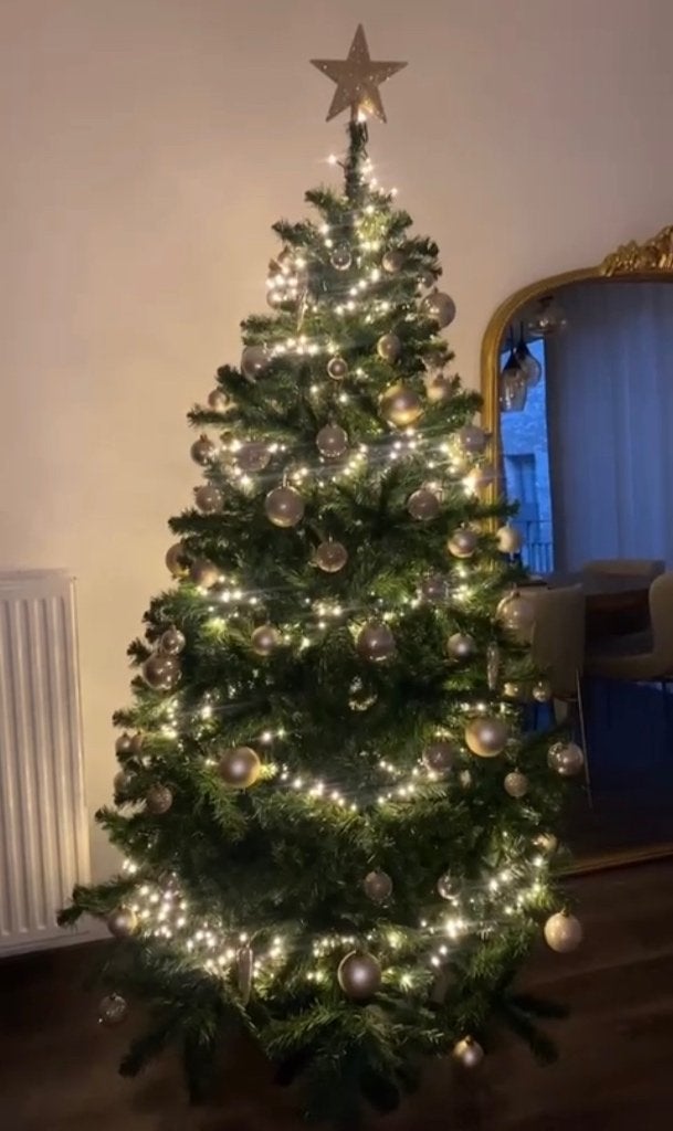 Kerstboom in originele doos 180 cm hoog, 122 cm breed, Diversen, Ophalen, Zo goed als nieuw