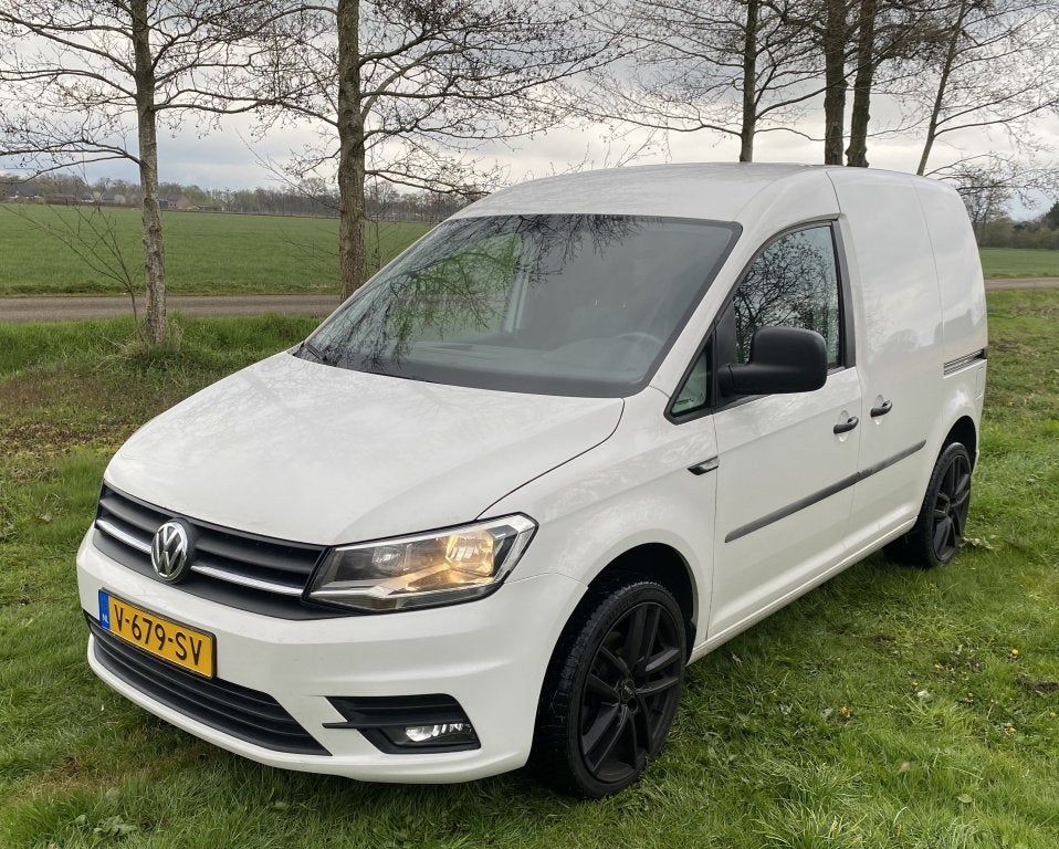 Volkswagen Caddy dubbele schuifdeur 2.0 TDI Automaat, Auto's, Gebruikt, Euro 6, 4 cilinders, 700 kg