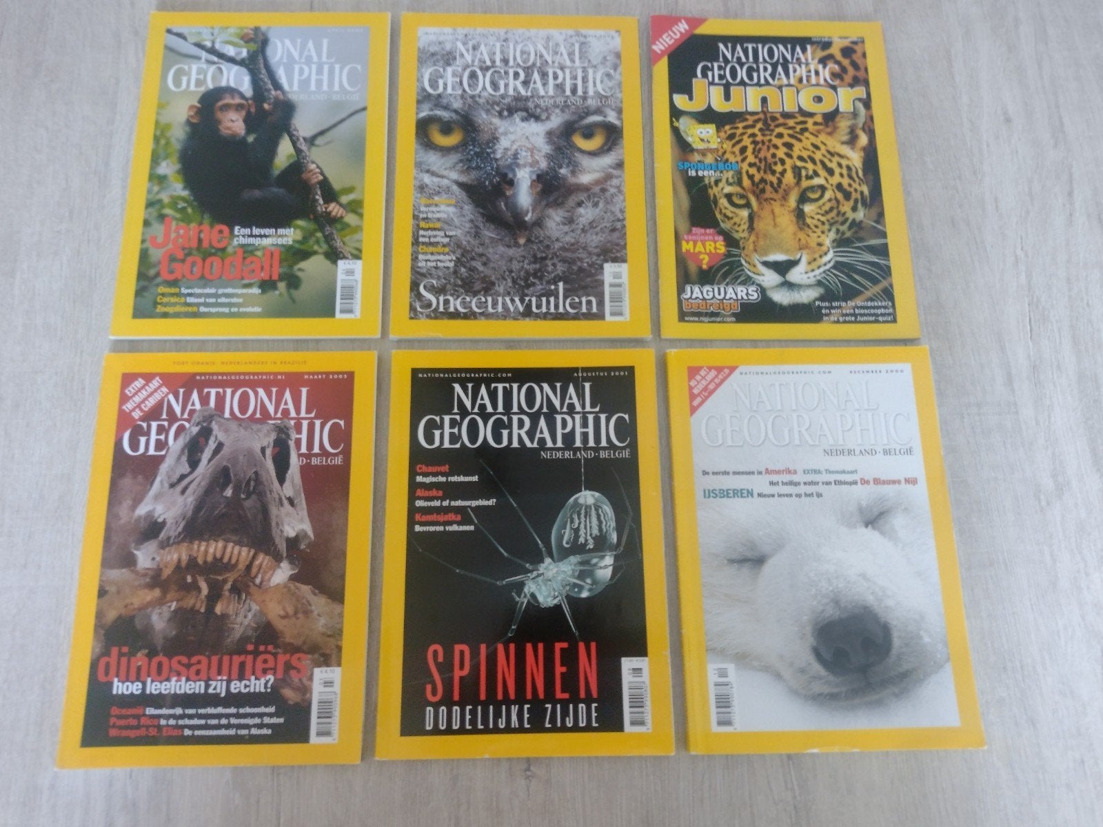 Oude, nette National Geographic tijdschriften, Boeken, Ophalen, Gelezen, Wetenschap en Natuur