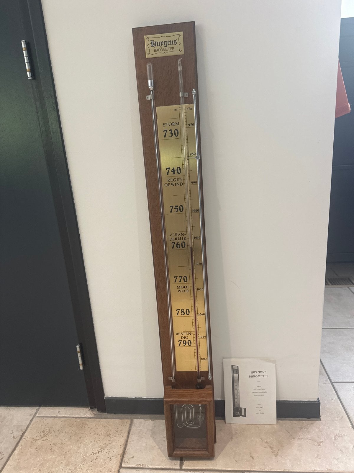 Huygens Barometer - Klassiek en Functioneel, Ophalen, Gebruikt, Barometer