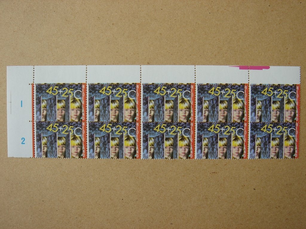 1981 NVPH 1232-1233-1234 MET PLAATFOUT-1235 KINDERZEGELS, Postzegels en Munten, Ophalen of Verzenden, Na 1940, Postfris