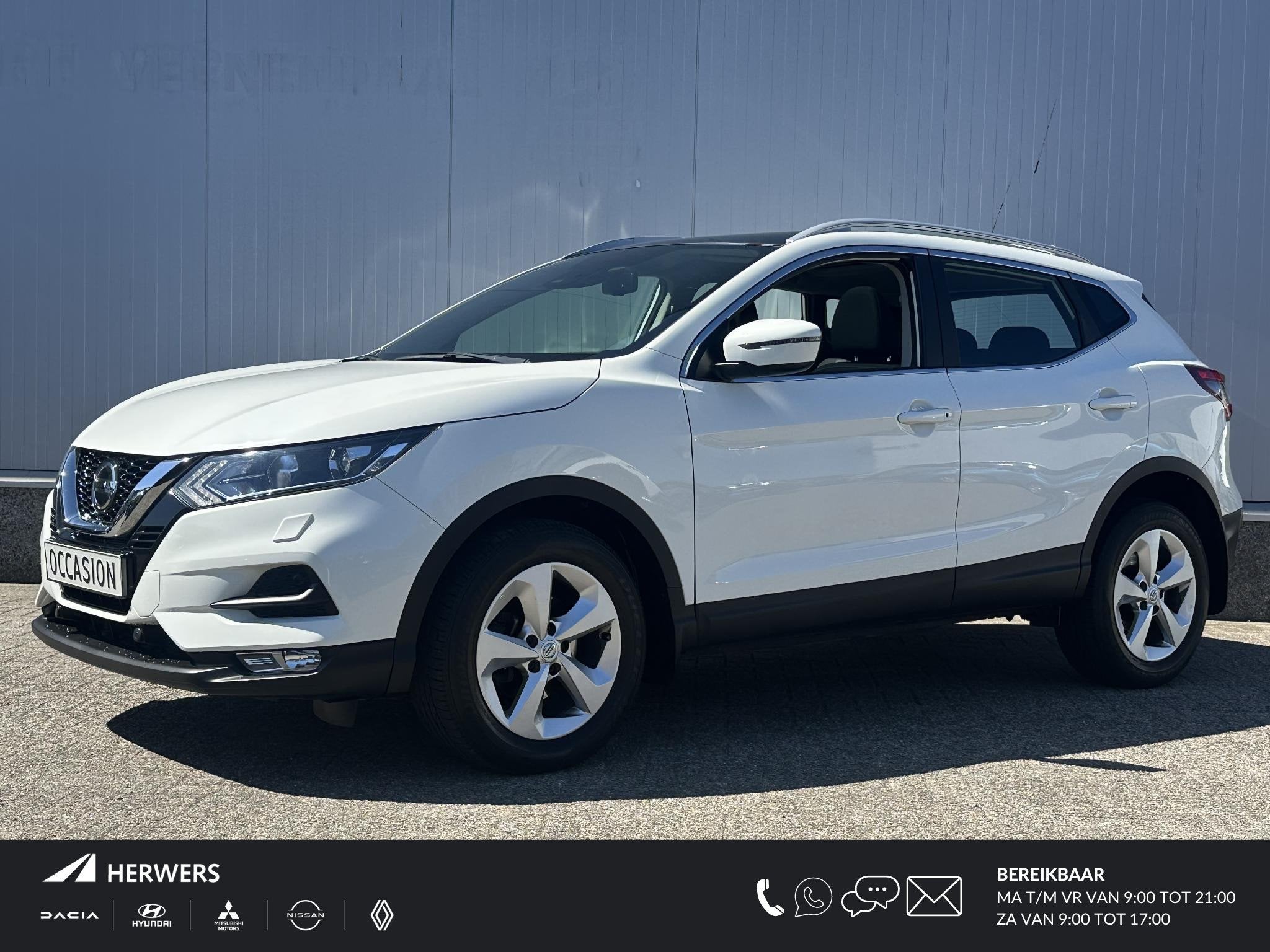 Nissan Qashqai 1.3 DIG-T Acenta / Panoramadak / Climate Cont, Auto's, Nissan, Stof, Gebruikt, Euro 6, 4 cilinders