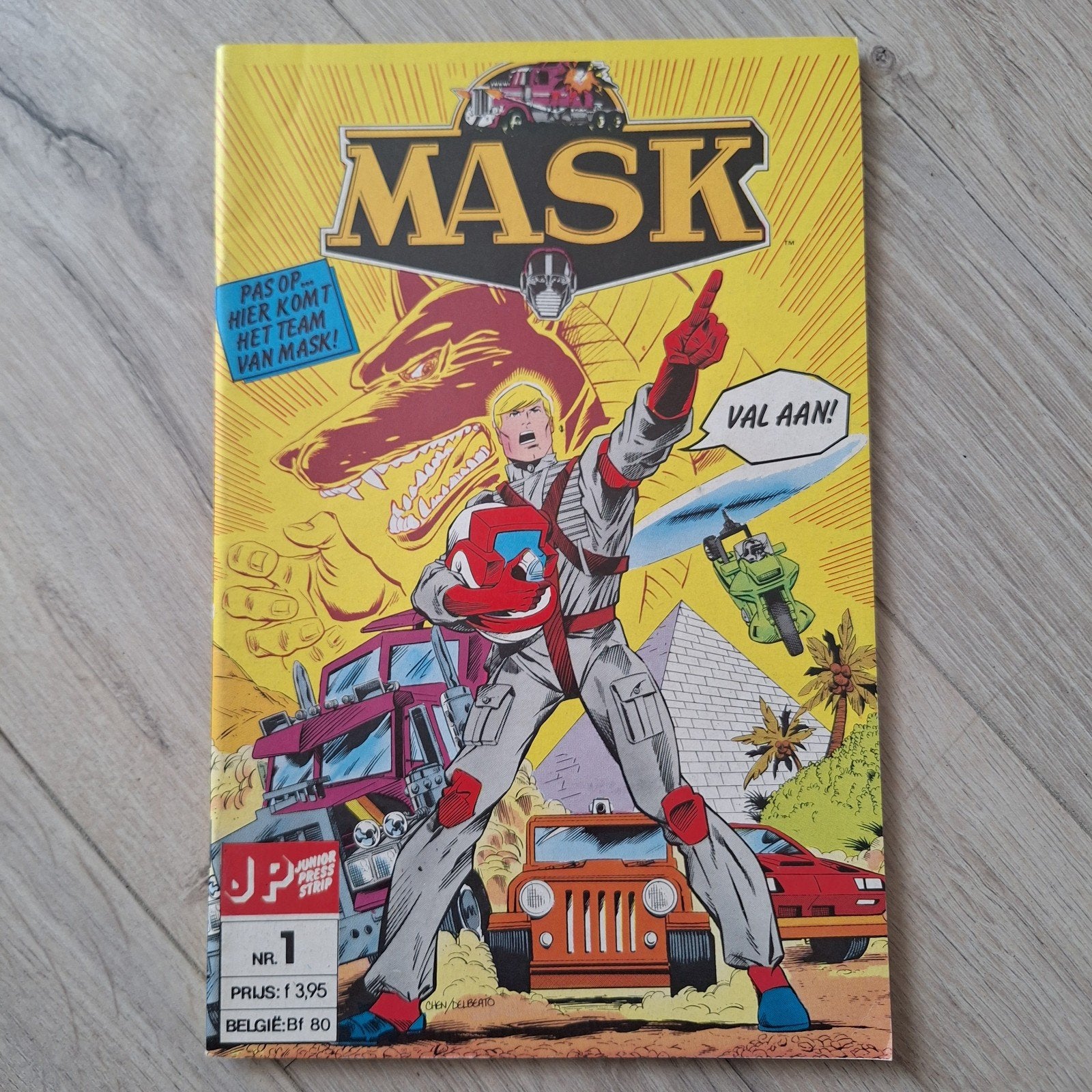 MASK Nr1 strip boek Junior Press, Boeken, Eén comic, Ophalen of Verzenden, Europa