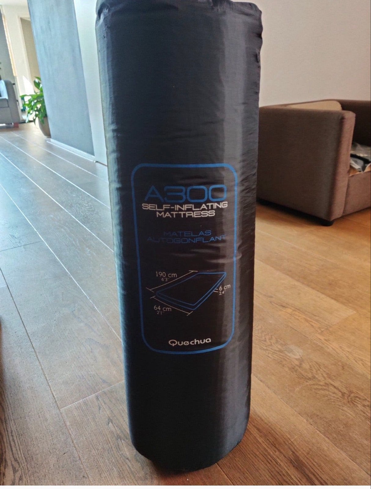 Quechua A300 slaapmat zelfopblazend, Ophalen
