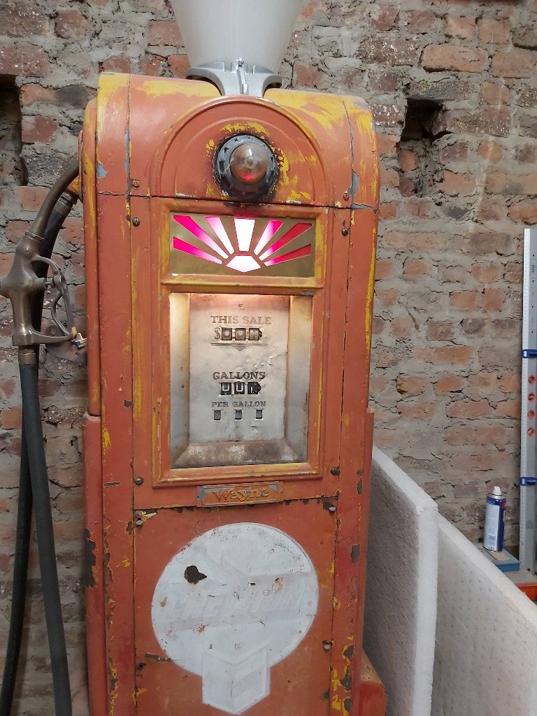 Benzinepomp Wayne 60, Verzamelen, Merken en Reclamevoorwerpen, Ophalen, Gebruikt, Overige typen