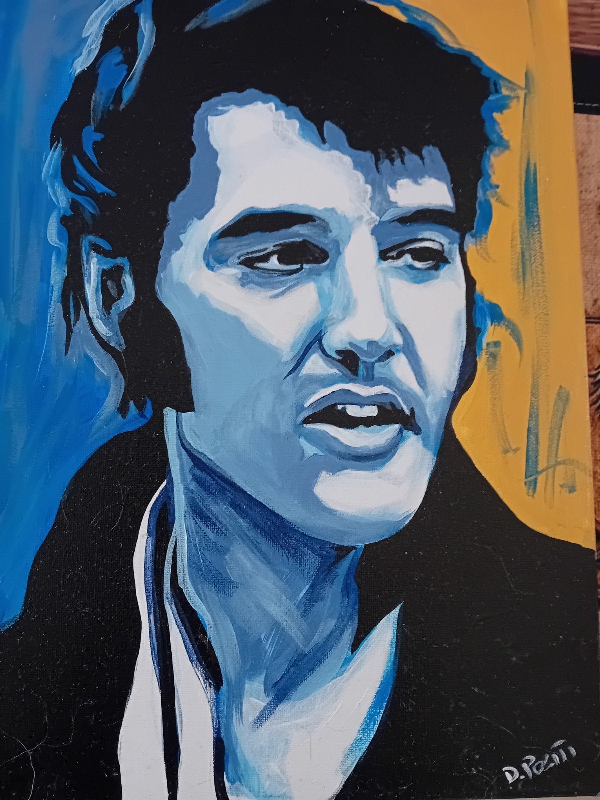Elvis Presley Pop Art Schilderij op Canvas - 30x40 cm, Ophalen of Verzenden
