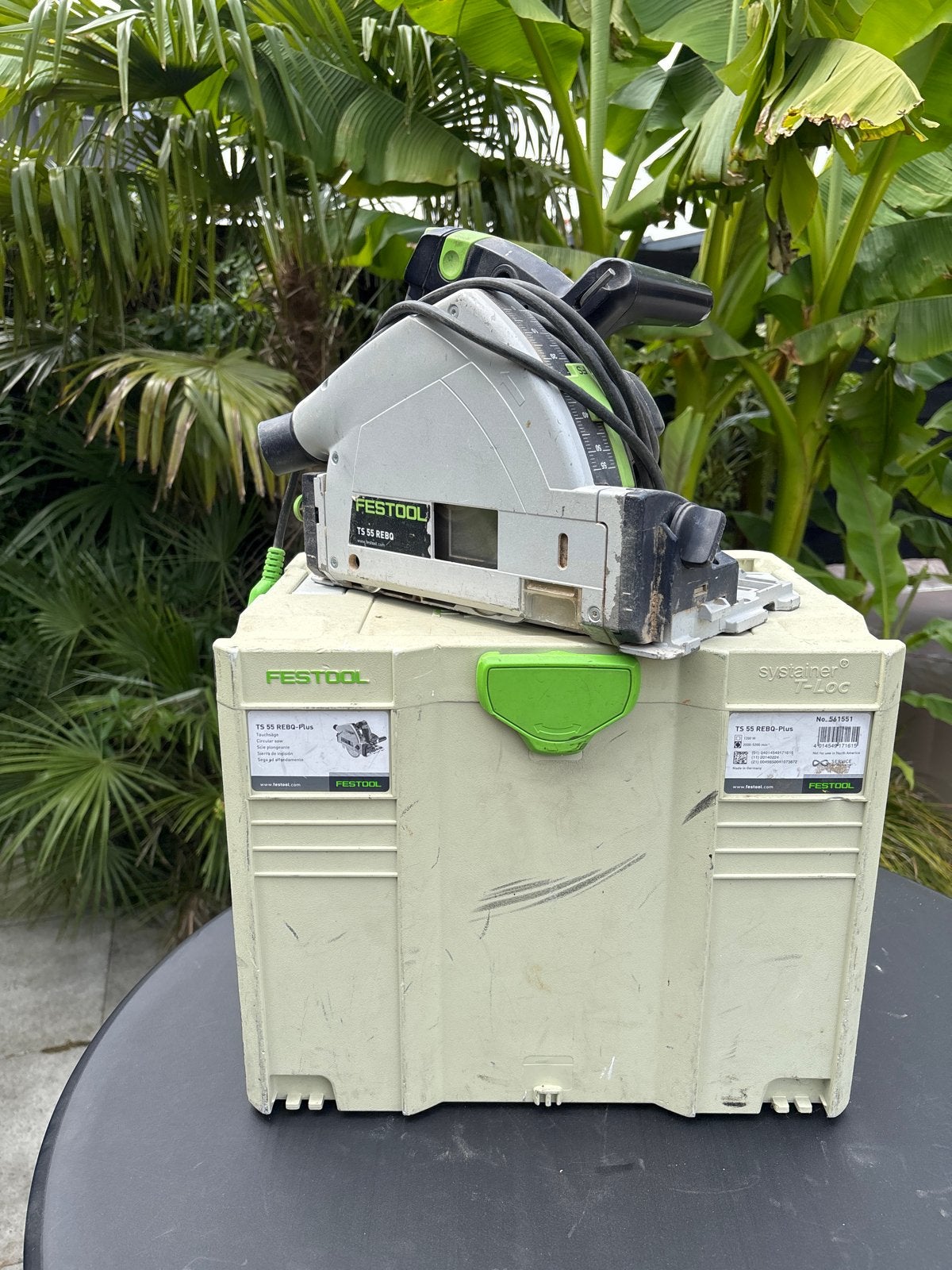 Festool Invalzaag TS 55 REBQ-Plus - Werkt perfect!, Ophalen, Gebruikt, Invalzaag