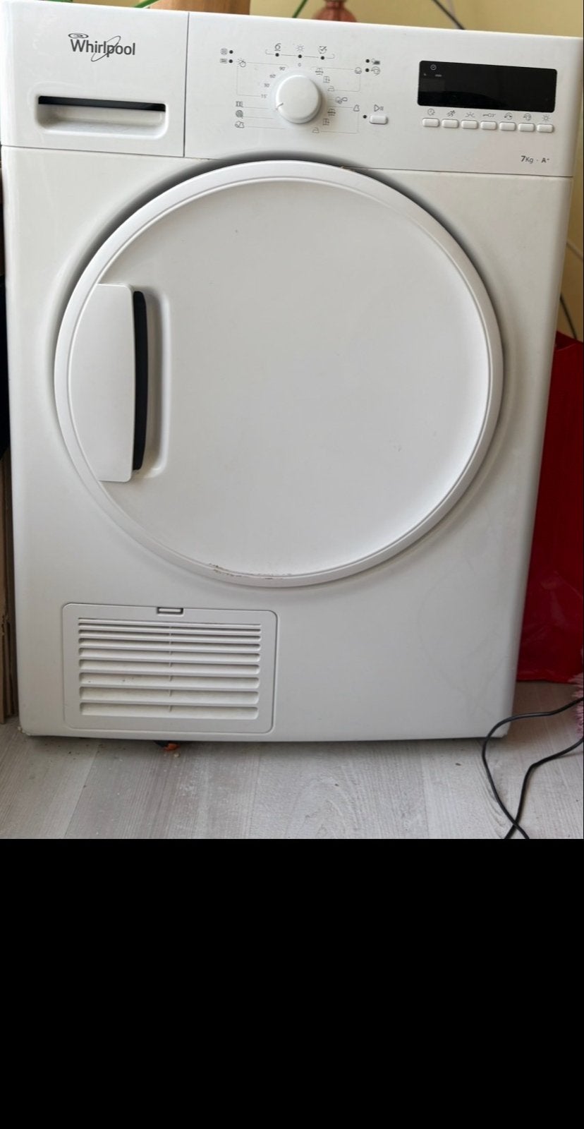 Whirlpool wasdroger 7kg - Goede staat, Witgoed en Apparatuur, Ophalen, 6 tot 8 kg, Gebruikt, Voorlader
