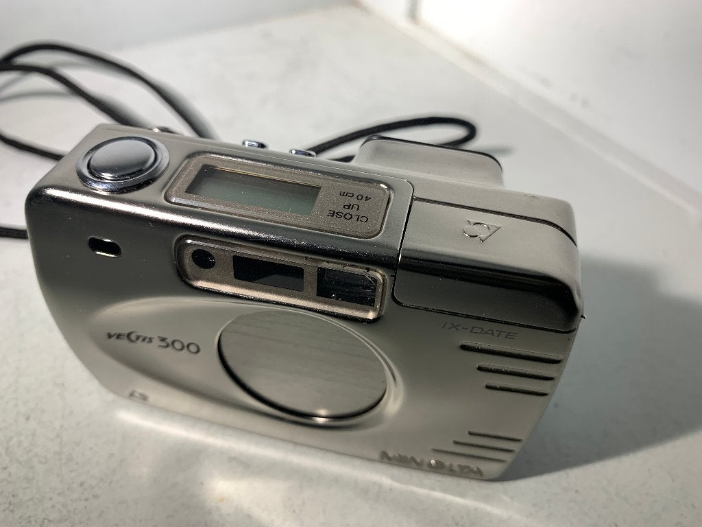 Minolta Vectis 300 APS Compact Camera - Zilver, Audio, Tv en Foto, Fotocamera's Analoog, Ophalen of Verzenden, Gebruikt, Compact
