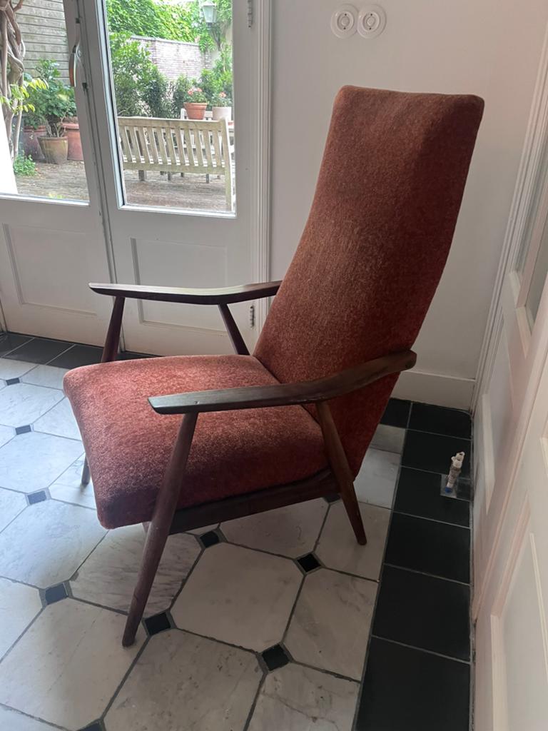 Heerlijk zittende vintage fauteuil!, Ophalen