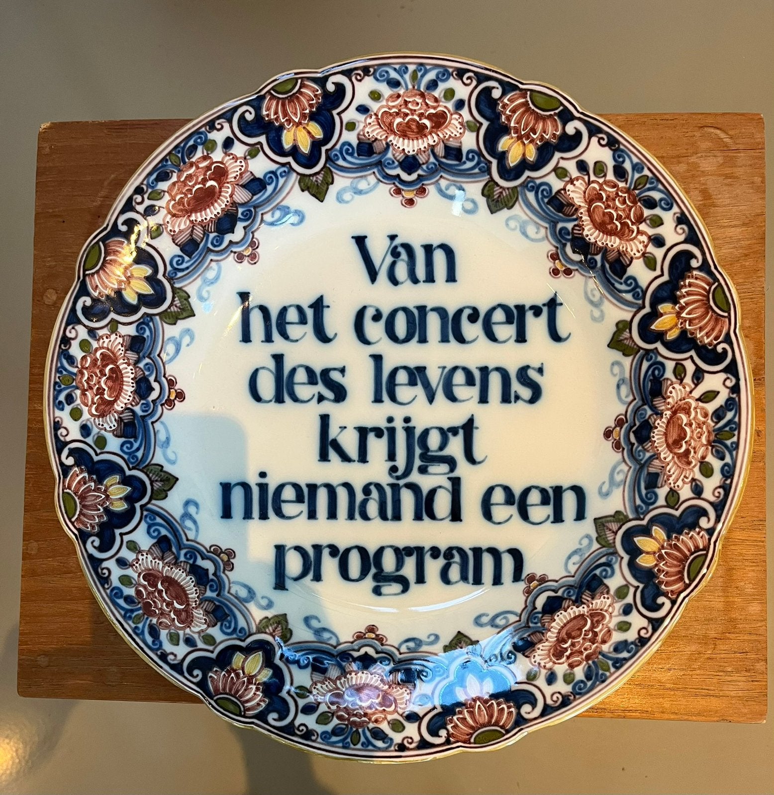 Makkumer aardewerk bord € 50,00, Ophalen
