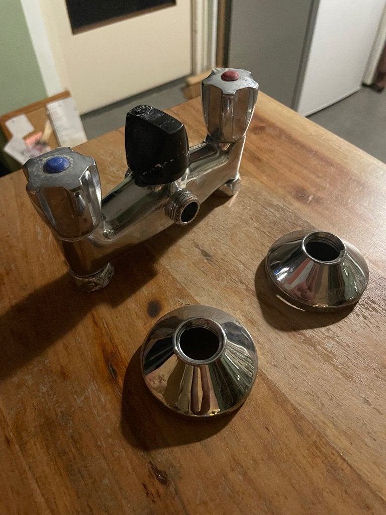 Douchekraan 12cm, Ophalen of Verzenden, Gebruikt, Chroom, Douche