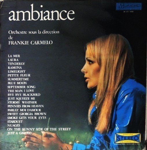 Frankie Carmelo Orchestra liftmuziek LP "Ambiance", Ophalen, LP, Gebruikt, Fotohoes