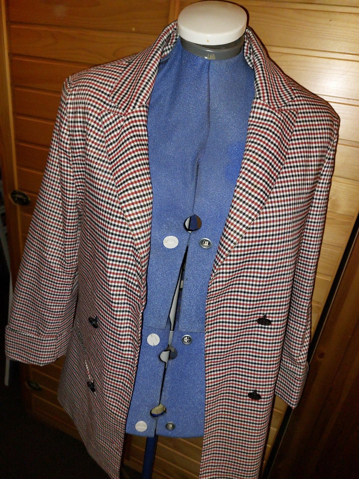 geruit colbert, Ophalen of Verzenden, Zo goed als nieuw, Maat 38/40 (M)