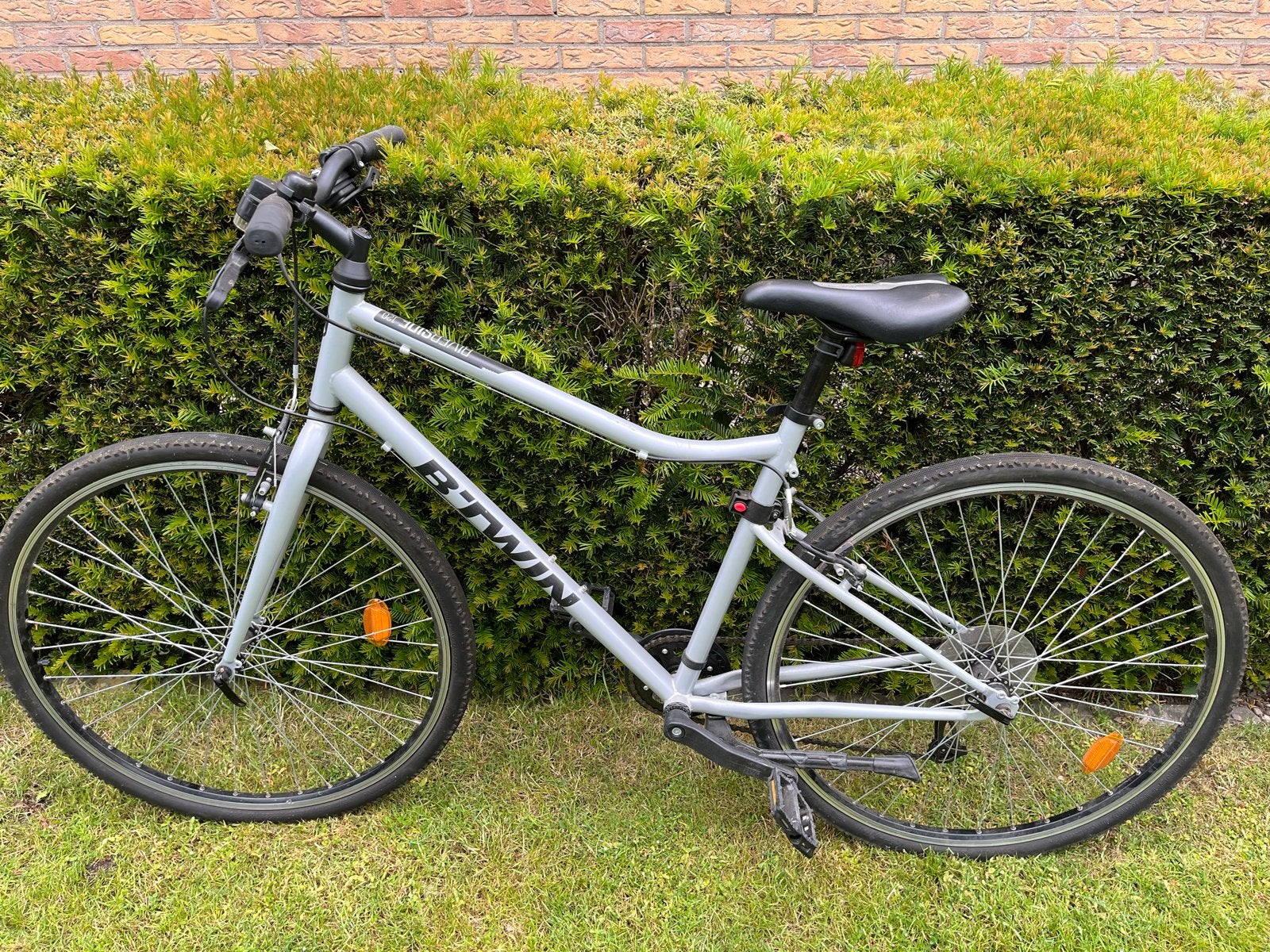 B'Twin Riverside 120 hybridefiets, 53 tot 56 cm, Velgrem, Versnellingen, Zo goed als nieuw