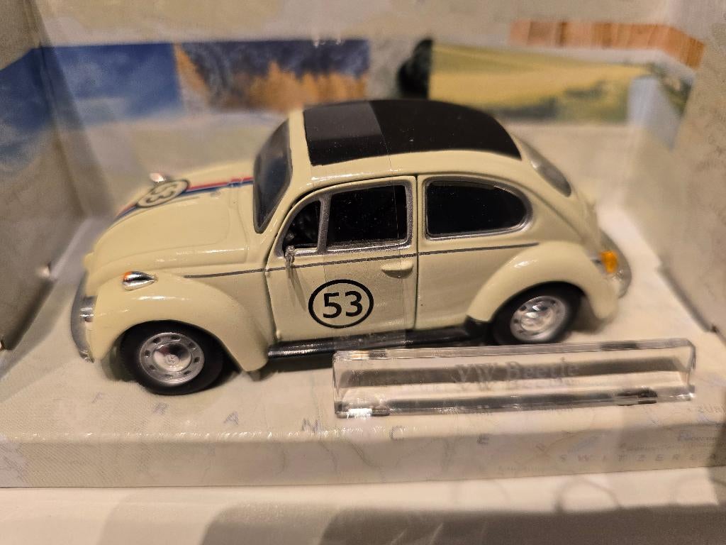 Volkswagen Beetle Herbie nr 53 1/43, Ophalen of Verzenden, Nieuw, Auto, Overige merken