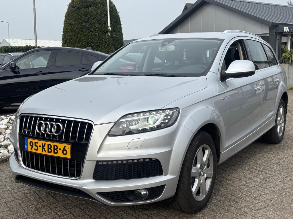Audi Q7 3.6 FSI Quattro 6-Persoons S-Line Facelift TOPCONDIT, Auto's, Audi, Automaat, Zwart, 2210 kg, 6 stoelen