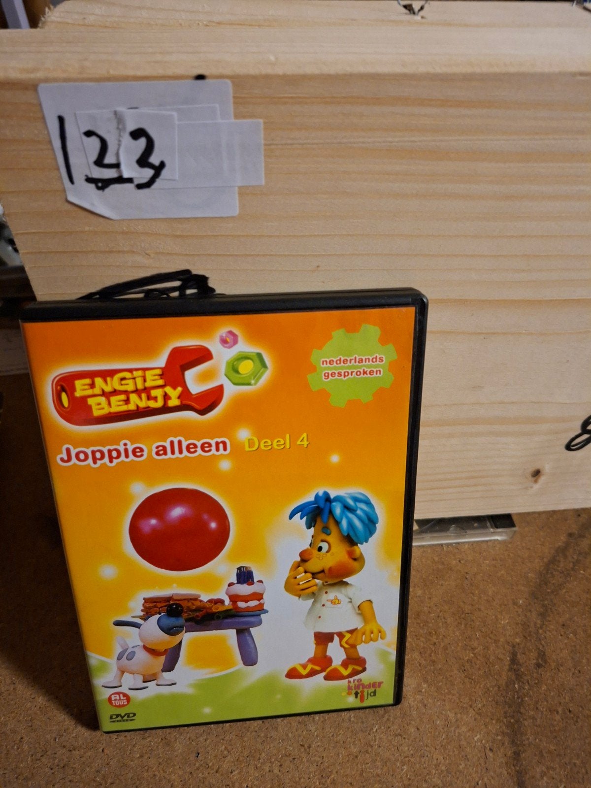 Engie Benjy - Joppie alleen Deel 4 DVD (Nederlands gesproke, Gebruikt, Animatie, Alle leeftijden, Tv-serie