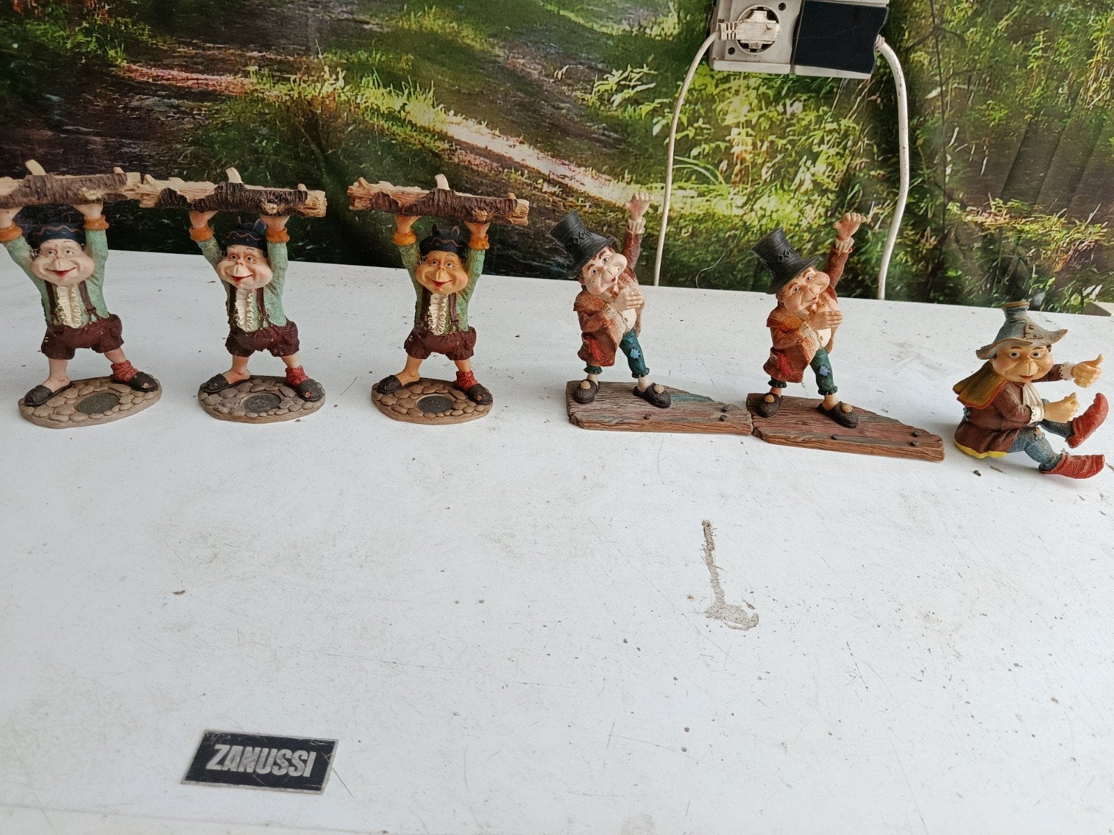 6 laaf beeldjes, Verzamelen, Beelden en Beeldjes, Ophalen, Zo goed als nieuw, Laaf