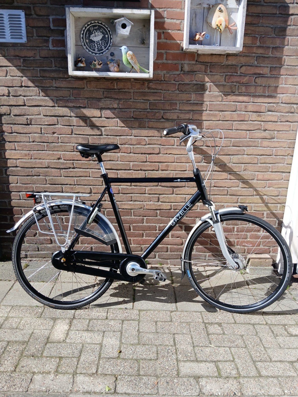 Gazelle C7 Paris [61cm]Herenfiets ZGAN., Ophalen, 28 inch, Vering, Zo goed als nieuw