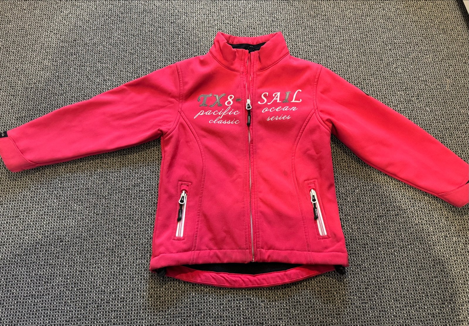 Roze softshell jas Lizzard voor meisje, maat 104-110, Ophalen, Zo goed als nieuw, Meisje, Jas