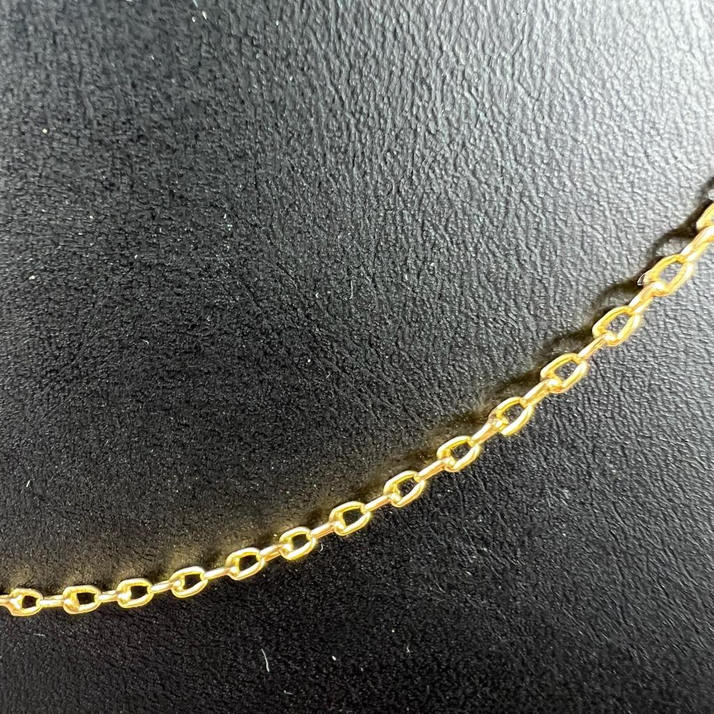 Gouden Ketting | 14k | 5,22g | ankerschakel | 51cm | 408969, Ophalen of Verzenden, Gebruikt, Goud, Goud