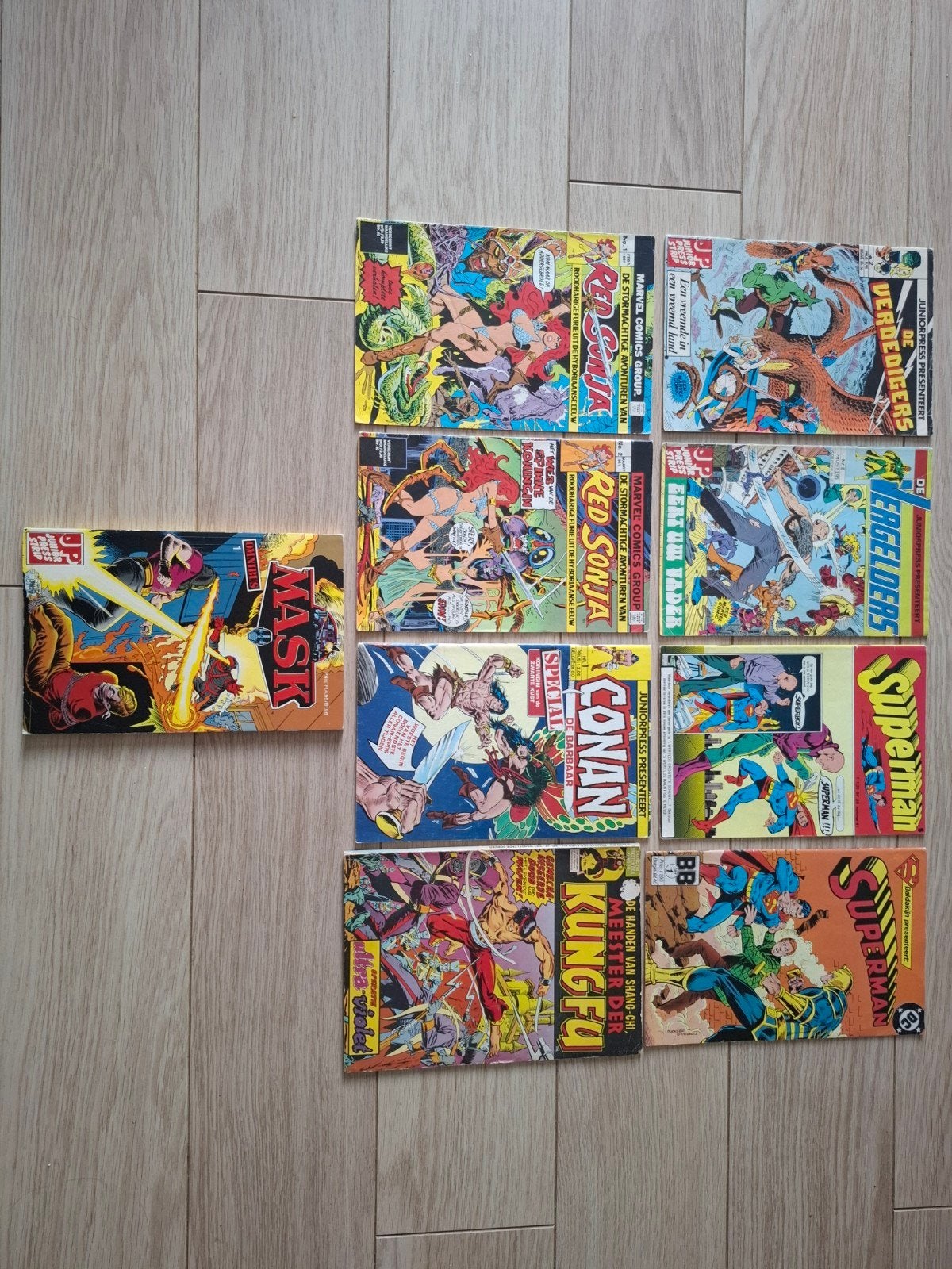 Vintage Juniorpress Comics: Marvel, DC, Conan, M.A.S.K., Boeken, Strips | Comics, Gelezen, Amerika, Diverse, Ophalen of Verzenden
