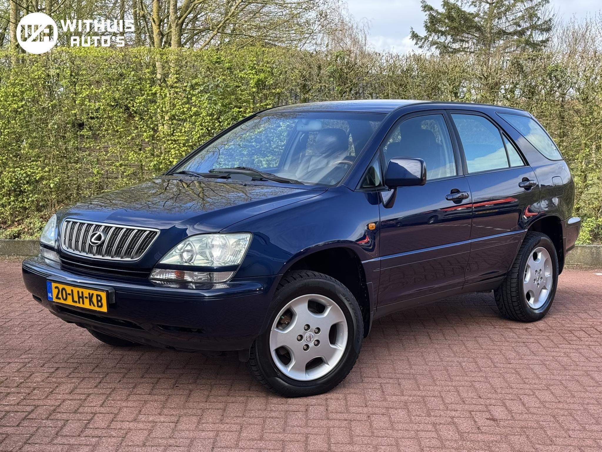 Lexus RX 300 V6 (Nieuwe riem+waterpomp+beurt) 1e eigenaar NA, Auto's, Gebruikt, 201 pk, Blauw, Bedrijf