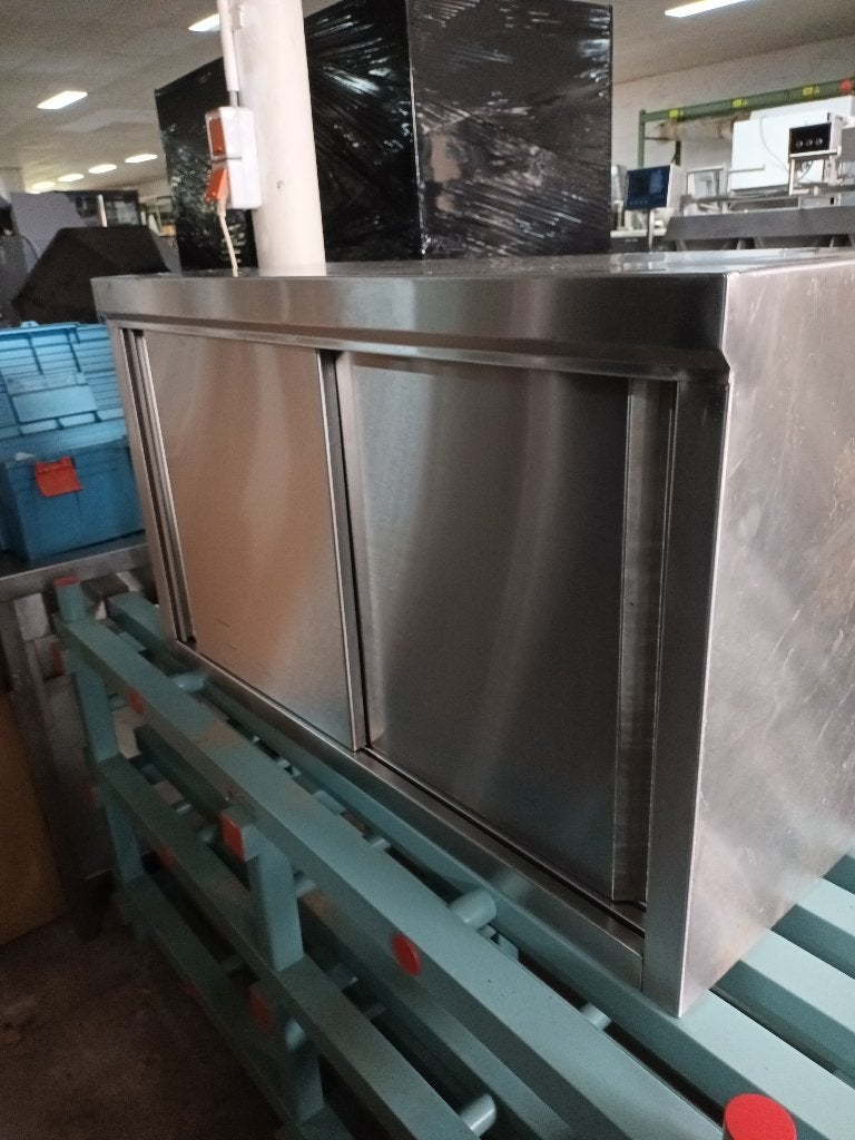 Hangkast rvst. voor horeca keuken Afm, bxdxh 100x40x60 cm., Ophalen of Verzenden, Gebruikt, 25 tot 50 cm, Minder dan 100 cm