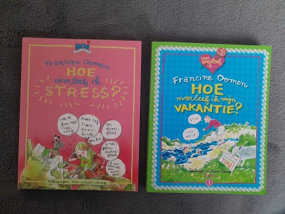 Francine Oomen: Hoe overleef ik...? (2 boeken), Boeken, Ophalen of Verzenden, Gelezen, Francine Oomen, Fictie