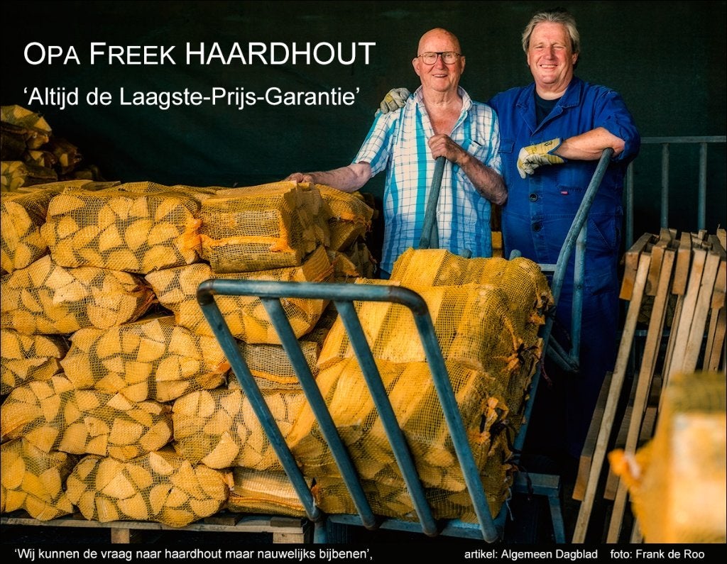 Haardhout (Grote Zware Netten) Haardhout OpaFreek, Minder dan 3 m³, Ophalen