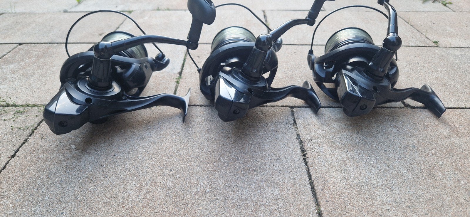 3x daiwa crosscast 3500, Watersport en Boten, Ophalen, Zo goed als nieuw, Werphengel