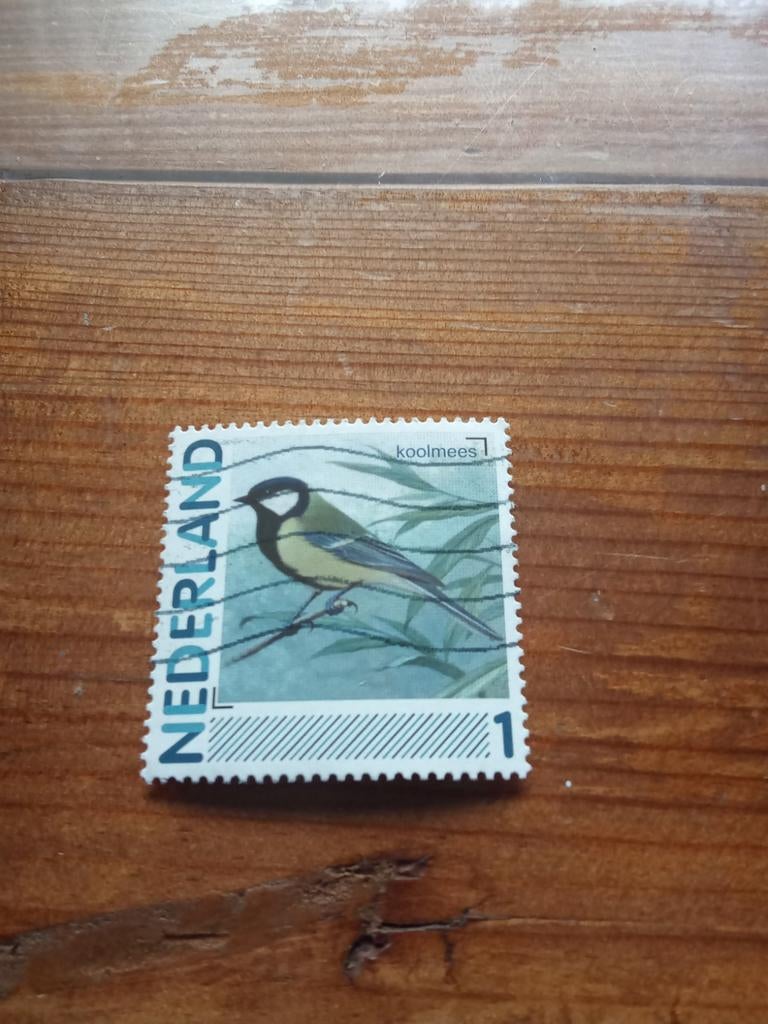 Nederlandse postzegel Koolmees, Ophalen of Verzenden, Na 1940, Postfris