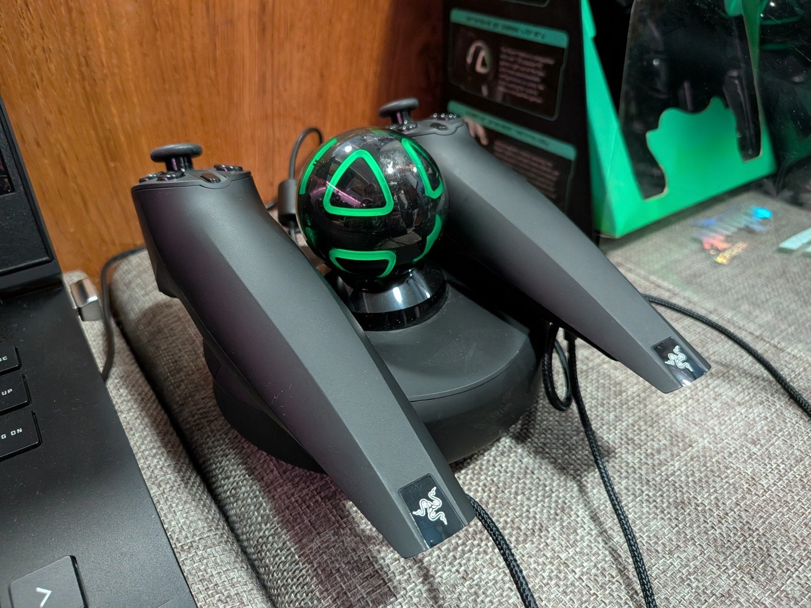 Razer Hydra PC Motion Sensing Controllers met doos, Ophalen of Verzenden, Zo goed als nieuw