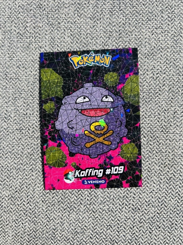 Koffing 109 Johto Card Top Collection Promo Pokemon, Verzenden, Zo goed als nieuw, Losse kaart, Foil
