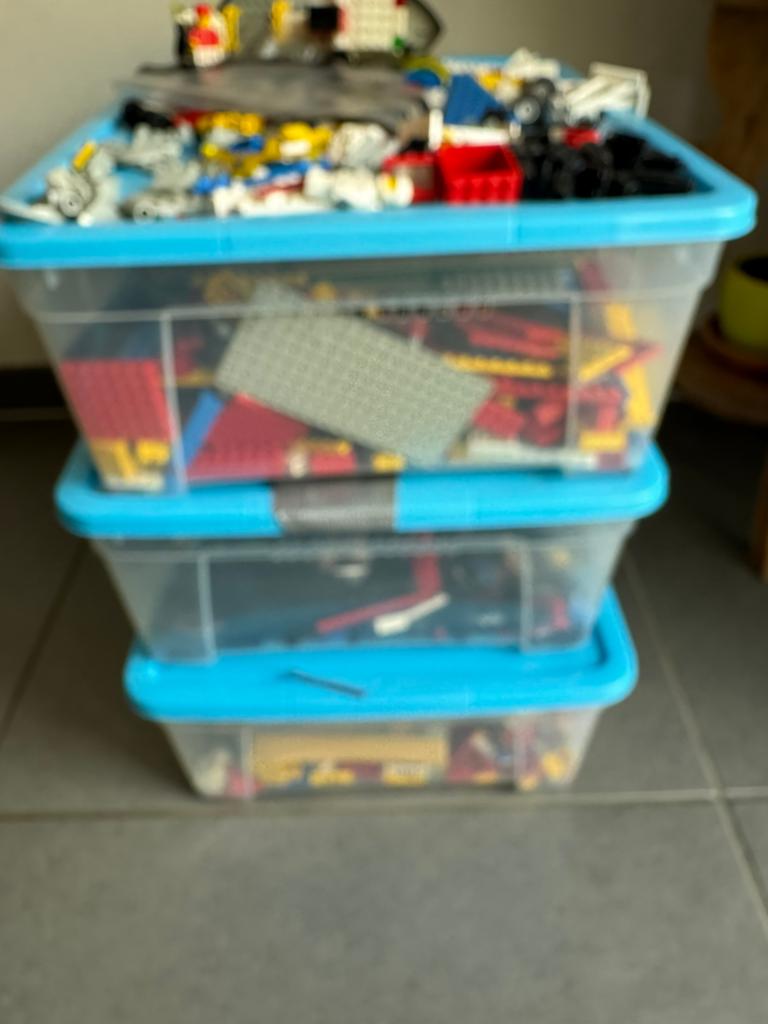 3 bakken vol 80 jaren Lego, Verzenden, Zo goed als nieuw