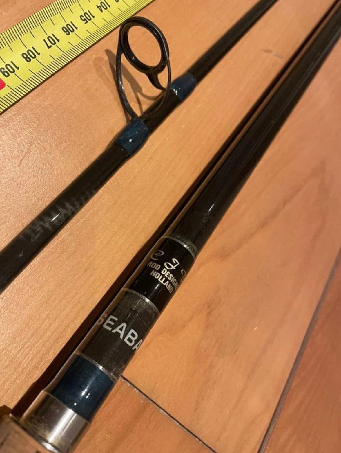 Cjw Seabass graphite roofvis hengel 355cm lang, Ophalen, Zo goed als nieuw, Werphengel