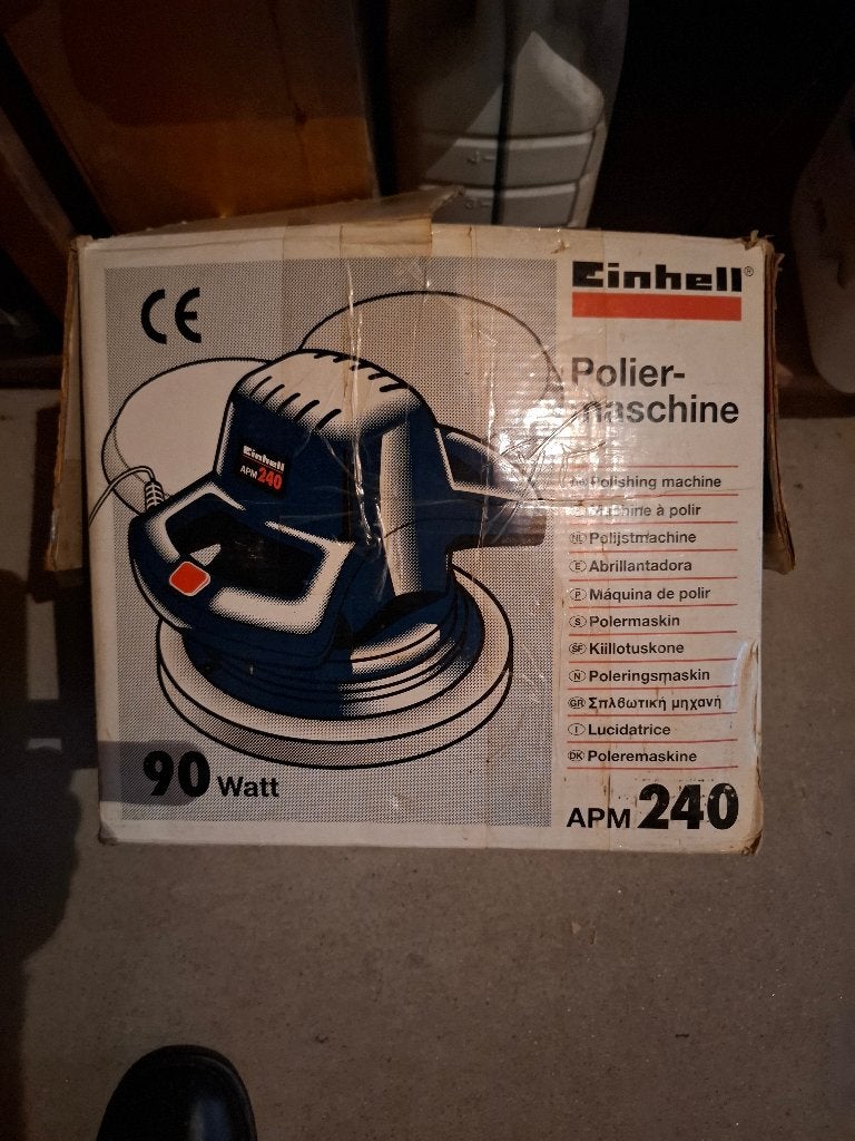 Poetsmachine Einhell, Ophalen