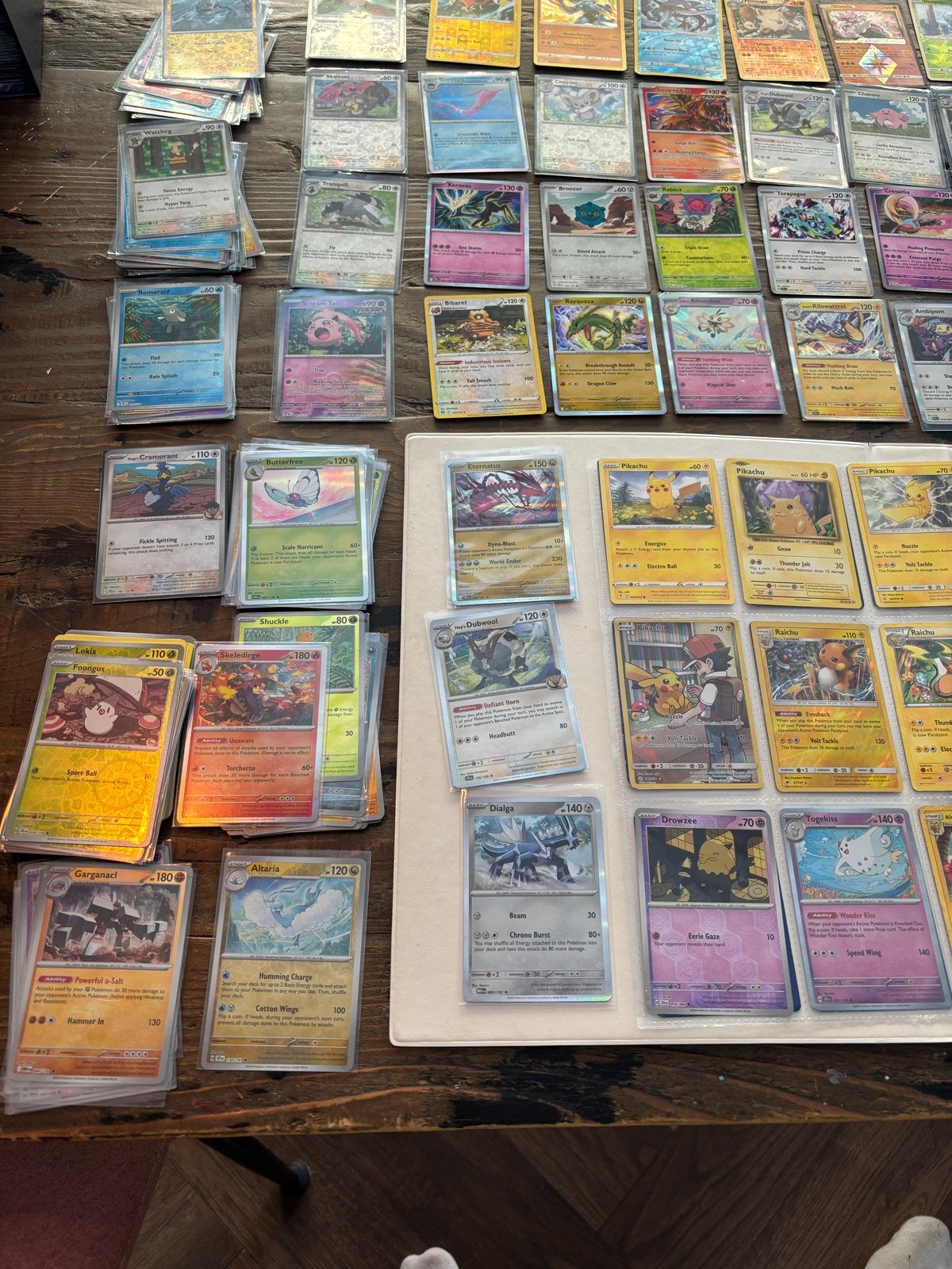 Grote collectie  Pokémon kaarten - +/- 2000. Ook zeldzame, Ophalen of Verzenden, Gebruikt, Meerdere kaarten, Foil