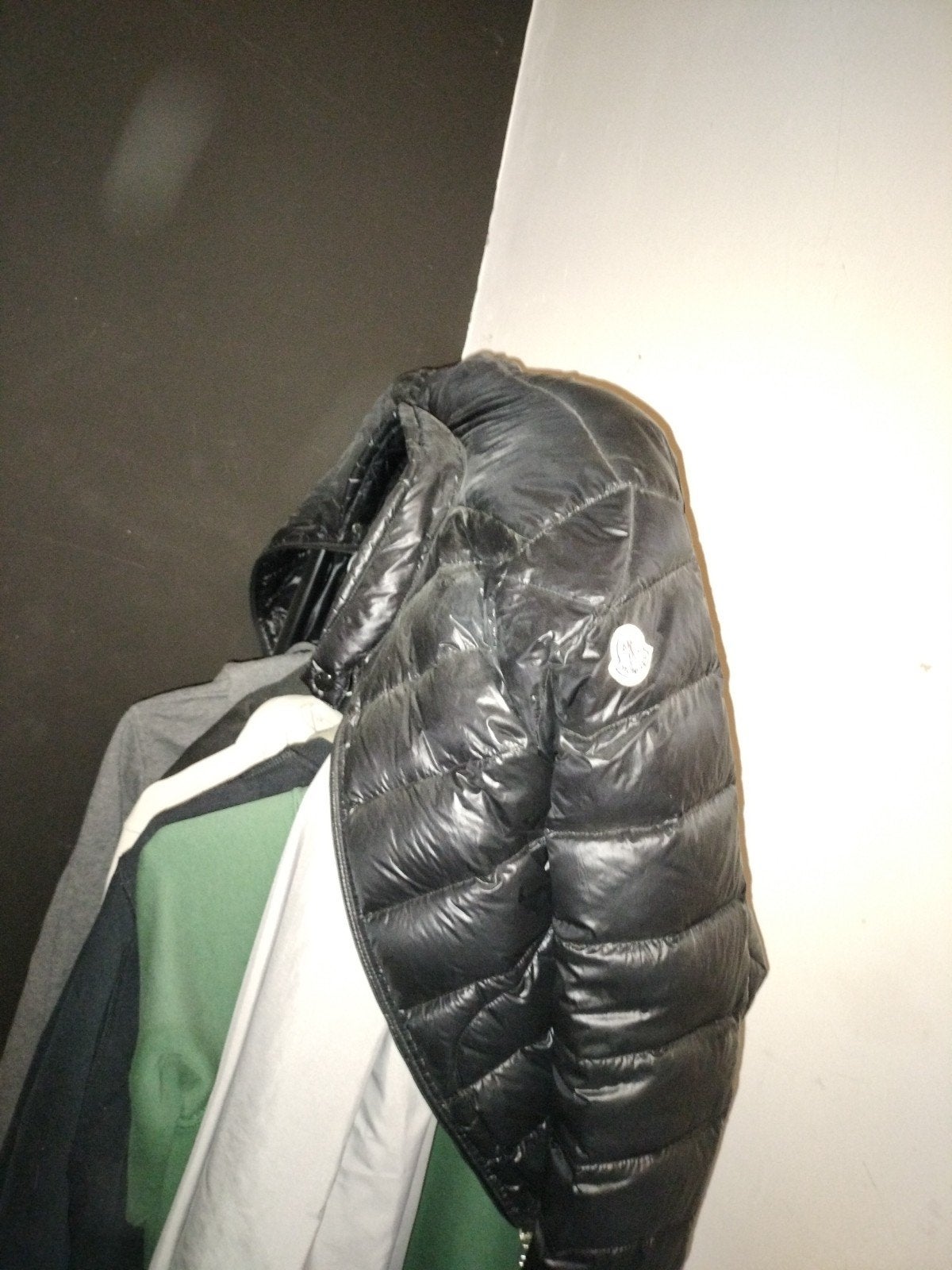 Moncler Longue Saison donsjack maat 2 (M), Ophalen of Verzenden, Gedragen, Zwart, Moncler